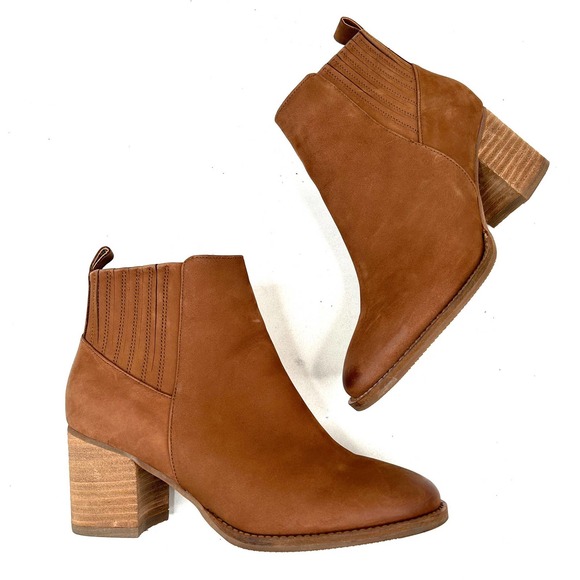 Blondo Shoes - Blondo | Waterproof Camel Genuine Leather Bootie Size 7.5